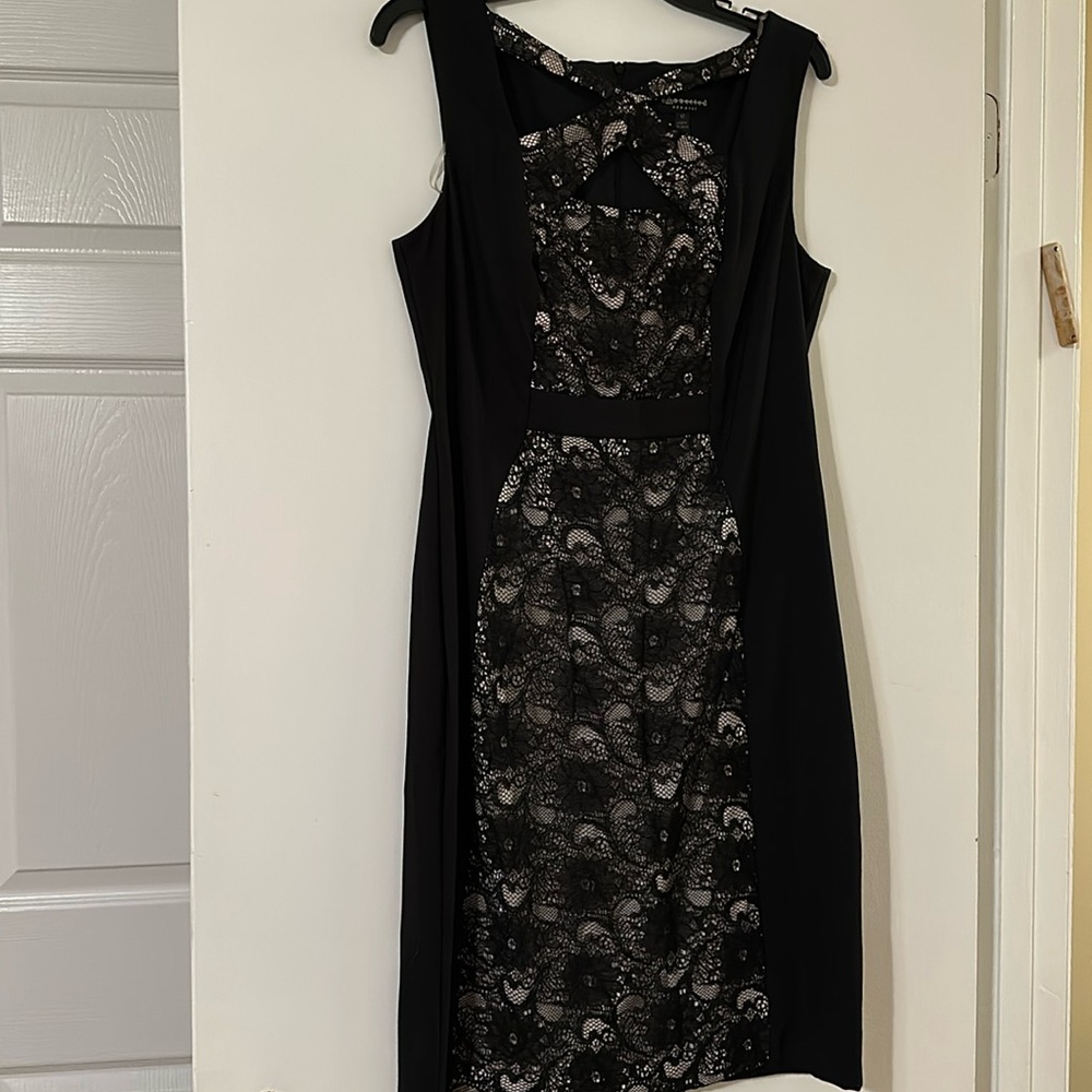 Connected Apparel Black Cocktail Dress